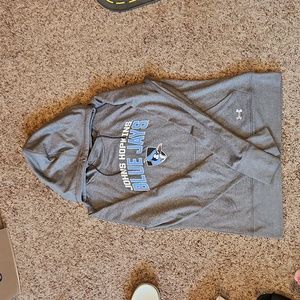 Under armour, womens, Hopkins blue jays hoodie, size large